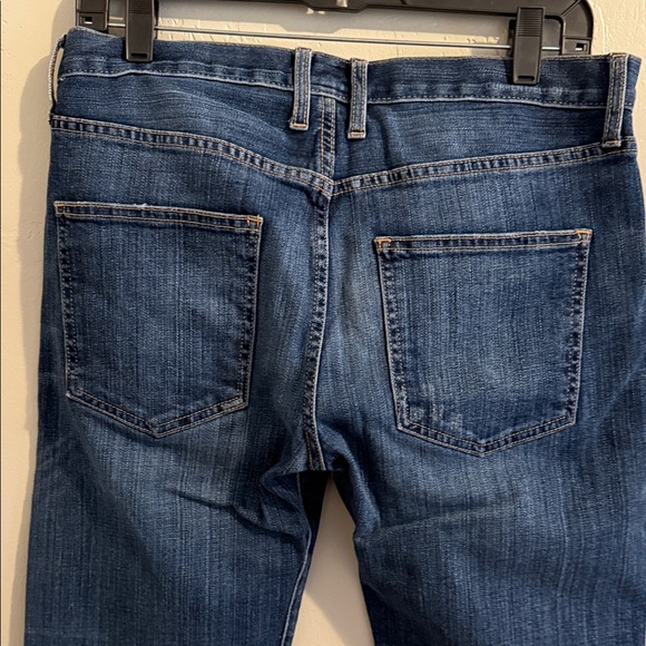 Current/Elliott The Boyfriend Dark Blue Straight Jeans Woman 27 - Picture 8 of 10